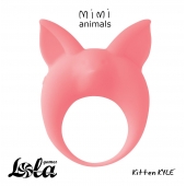 Оранжевое эрекционное кольцо Kitten Kyle - Lola Games - в Рязани купить с доставкой