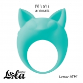 Зеленое эрекционное кольцо Lemur Remi - Lola Games - в Рязани купить с доставкой