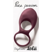 Бордовое эрекционное виброкольцо Daydream - Lola Games - в Рязани купить с доставкой