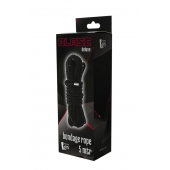 Черная веревка для шибари DELUXE BONDAGE ROPE - 5 м. - Dream Toys - купить с доставкой в Рязани