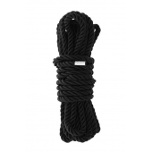 Черная веревка для шибари DELUXE BONDAGE ROPE - 5 м. - Dream Toys - купить с доставкой в Рязани
