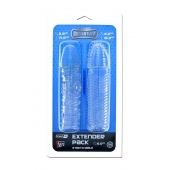 Комплект из 2 прозрачных насадок на пенис PENIS EXTENDER PACK - Dream Toys - в Рязани купить с доставкой