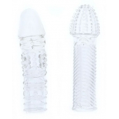Комплект из 2 прозрачных насадок на пенис PENIS EXTENDER PACK - Dream Toys - в Рязани купить с доставкой