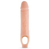 Телесный реалистичный фаллоудлинитель 10 Inch Silicone Cock Sheath Penis Extender - 25,4 см. - Blush Novelties - в Рязани купить с доставкой