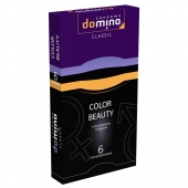 Разноцветные презервативы DOMINO Colour Beauty - 6 шт. - Domino - купить с доставкой в Рязани
