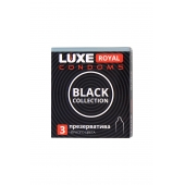 Черные презервативы LUXE Royal Black Collection - 3 шт. - Luxe - купить с доставкой в Рязани