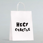 Подарочный пакет  Романтичная парочка  - 30 х 24 см. - UPAK LAND - купить с доставкой в Рязани