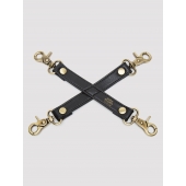 Черный фиксатор для манжет Bound to You Faux Leather Hogtie - Fifty Shades of Grey - купить с доставкой в Рязани
