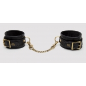 Черные оковы на ноги Bound to You Faux Leather Ankle Cuffs - Fifty Shades of Grey - купить с доставкой в Рязани