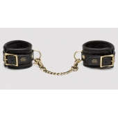 Черные наручники Bound to You Faux Leather Wrist Cuffs - Fifty Shades of Grey - купить с доставкой в Рязани