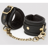 Черные наручники Bound to You Faux Leather Wrist Cuffs - Fifty Shades of Grey - купить с доставкой в Рязани