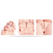 Телесный мастурбатор Victoria с двойным слоем материала - KOKOS - в Рязани купить с доставкой