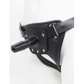Черный пояс для насадок CLASS STRAP Restyling - LOVETOY (А-Полимер) - купить с доставкой в Рязани