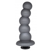 Черная насадка-елочка PLATINUM 6  - 17 см. - LOVETOY (А-Полимер) - купить с доставкой в Рязани