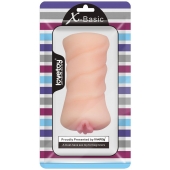 Телесный мастурбатор-вагина X-Basic Pocket Pussy без вибрации - Lovetoy - в Рязани купить с доставкой