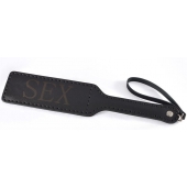 Черная гладкая шлепалка SEX - 35 см. - Sitabella - купить с доставкой в Рязани
