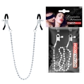 Оригинальные зажимы на соски с бусами - Notabu - купить с доставкой в Рязани