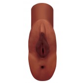 Коричневый мастурбатор Perfect Pussy Double Stroker - Pipedream - в Рязани купить с доставкой