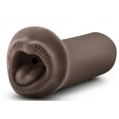 Коричневый мастурбатор-ротик Naughty Nicole - Blush Novelties - в Рязани купить с доставкой