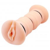 Телесный вибромастурбатор-вагина Michelle - Baile - в Рязани купить с доставкой