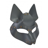 Серая маска Wolf с клепками - Sitabella - купить с доставкой в Рязани