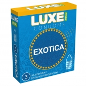 Текстурированные презервативы LUXE Royal Exotica - 3 шт. - Luxe - купить с доставкой в Рязани