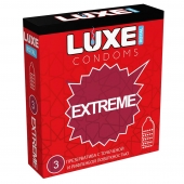 Текстурированные презервативы LUXE Royal Extreme - 3 шт. - Luxe - купить с доставкой в Рязани