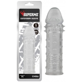 Прозрачная реалистичная насадка на пенис Extra Texture Sleeve - 16,2 см. - Chisa - в Рязани купить с доставкой