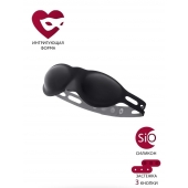 Черная плотная силиконовая маска - ToyFa - купить с доставкой в Рязани