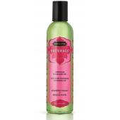 Массажное масло Naturals Strawberry Dreams с ароматом клубники - 236 мл. - Kama Sutra - купить с доставкой в Рязани