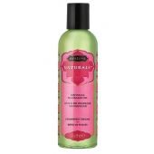 Массажное масло Naturals Strawberry Dreams с ароматом клубники - 59 мл. - Kama Sutra - купить с доставкой в Рязани