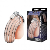 Металлическая клетка Prisoner Cock Сage с замком - BlueLine - купить с доставкой в Рязани