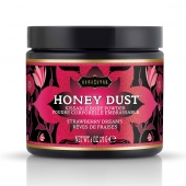 Пудра для тела Honey Dust Body Powder с ароматом клубники - 170 гр. - Kama Sutra - купить с доставкой в Рязани