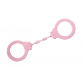 Розовые силиконовые поножи Limitation - Lola Games - купить с доставкой в Рязани