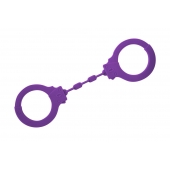Фиолетовые силиконовые поножи Limitation - Lola Games - купить с доставкой в Рязани