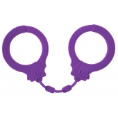 Фиолетовые силиконовые поножи Limitation - Lola Games - купить с доставкой в Рязани