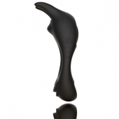 Черное эрекционное кольцо с двумя моторами Zeus Dual Vibe Cock Ring - FeelzToys - в Рязани купить с доставкой