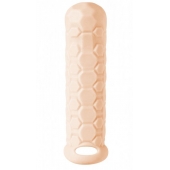 Телесный фаллоудлинитель Homme Long - 15,5 см. - Lola Games - в Рязани купить с доставкой