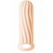 Телесный фаллоудлинитель Homme Wide - 13 см. - Lola Games - в Рязани купить с доставкой