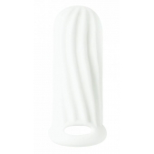 Белый фаллоудлинитель Homme Wide - 11 см. - Lola Games - в Рязани купить с доставкой