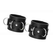 Черные наручники Anonymo на сцепке - ToyFa - купить с доставкой в Рязани