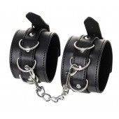 Черные оковы Anonymo из искусственной кожи - ToyFa - купить с доставкой в Рязани