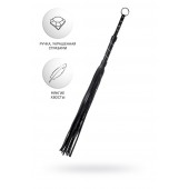 Черный флоггер Anonymo - 64 см. - ToyFa - купить с доставкой в Рязани