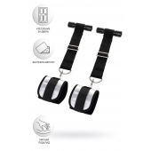 Черно-серебристые фиксаторы для рук на дверь Anonymo - ToyFa - купить с доставкой в Рязани