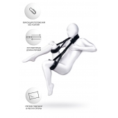 Черные кожаные стропы для фиксации Anonymo - ToyFa - купить с доставкой в Рязани