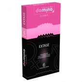 Презервативы с точками и рёбрышками DOMINO Classic Extase - 6 шт. - Domino - купить с доставкой в Рязани