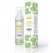 Разогревающее массажное масло Gourmet Spearmint Organic с органическими ингредиентами - 50 мл. - Exsens - купить с доставкой в Рязани