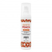 Разогревающее массажное масло Gourmet White Peach Organic с органическими ингредиентами - 50 мл. - Exsens - купить с доставкой в Рязани
