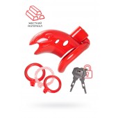 Красный мужской пояс верности из пластика - ToyFa - купить с доставкой в Рязани