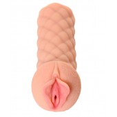 Телесный мастурбатор-вагина Elegance.002 с вибрацией - KOKOS - в Рязани купить с доставкой